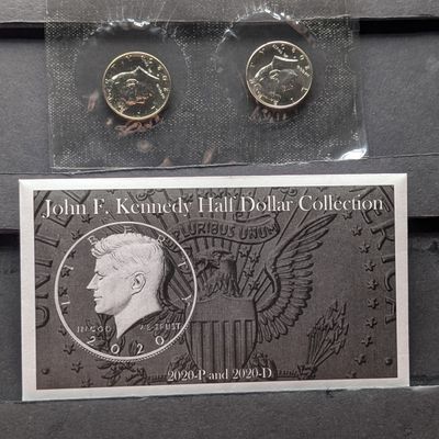 2020-P and 2020-D John F. Kennedy Half Dollar Collection