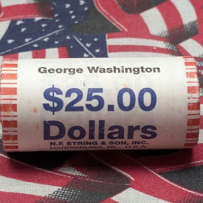 $25 Roll of 2007-P George Washington Presidential Dollars