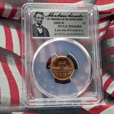 2009-D Lincoln Presidency Cent - PCGS MS66 RD