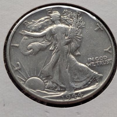 1944 Walking Liberty 90% Silver Half Dollar
