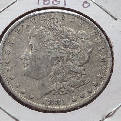 1881-O Morgan 90% Silver Dollar