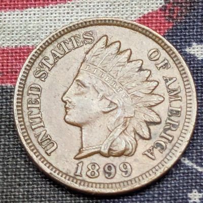 XF/AU - 1899 Indian Head Cent