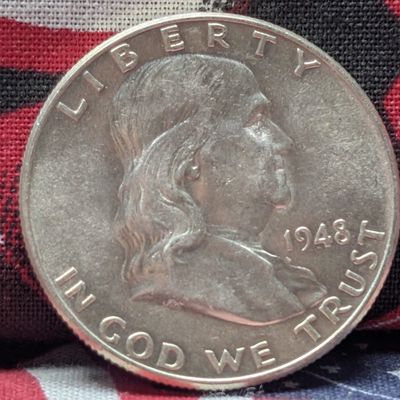 1948 Franklin 90% Silver Half Dollar