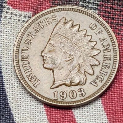 XF/AU - 1903 Indian Head Cent
