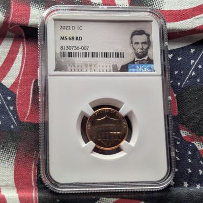 2022-D Lincoln Shield Cent - NGC MS68 RD
