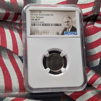 2024-D Roosevelt Dime - NGC MS68 FT - Early Release