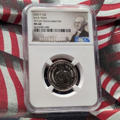 2025-P Ida B. Wells Quarter - NGC MS68