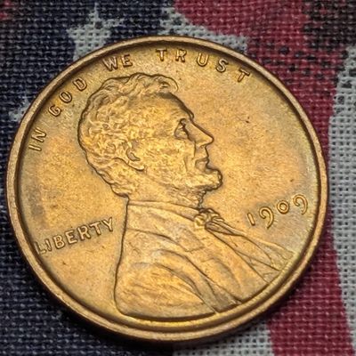 BU RED - 1909 Lincoln Wheat Cent