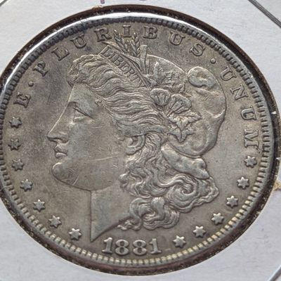 1881 Morgan 90% Silver Dollar