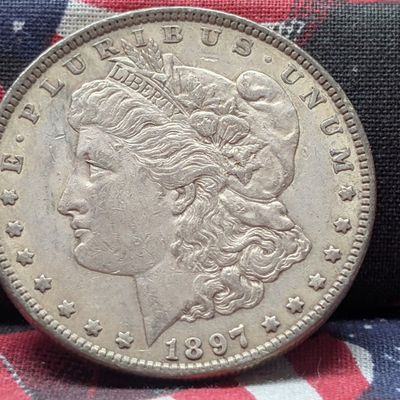 1897 Morgan 90% Silver Dollar
