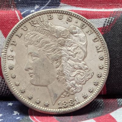 1881-S Morgan 90% Silver Dollar