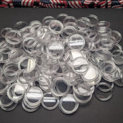 *EMPTY* (170+) Various Sized (Mostly Silver Dollar/American Eagle Sizes) Collector's Capsules - No Coins!!