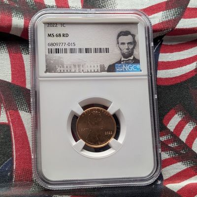 2022 Lincoln Shield Cent - NGC MS68 RD