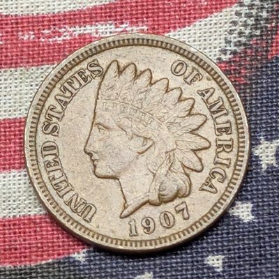 VF - 1907 Indian Head Cent