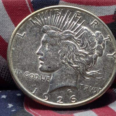 1926-S Peace 90% Silver Dollar