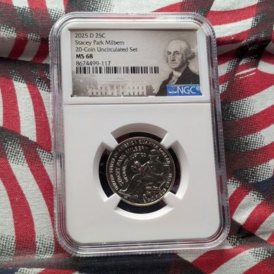 2025-D Stacey Park Milbern Quarter - NGC MS68