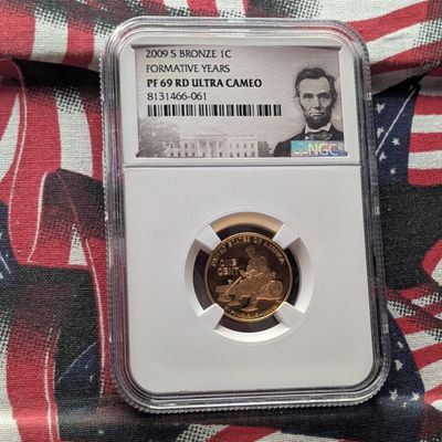 2009-S PROOF Bronze Lincoln Formative Years Cent - NGC PF69 RD ULTRA CAMEO
