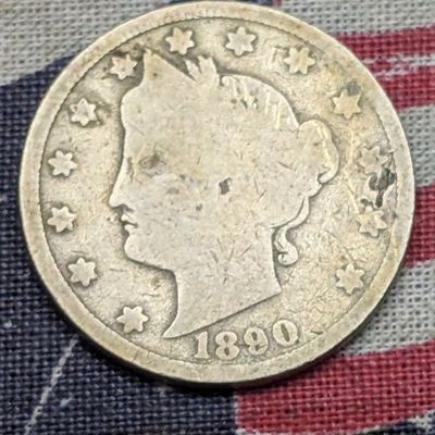 1890 Liberty Head V Nickel