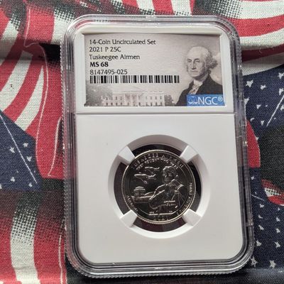 2021-P Tuskegee Airmen Quarter - NGC MS68
