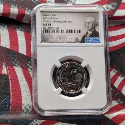 2025-P Althea Gibson Quarter - NGC MS68
