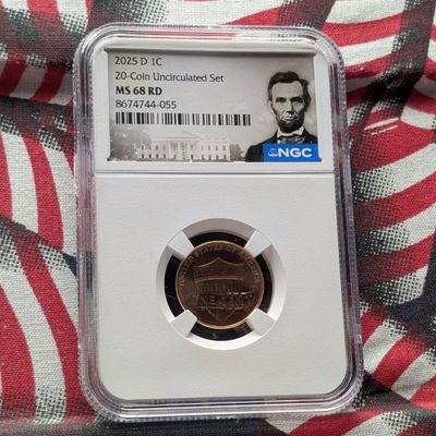 2025-D Lincoln Shield Cent - NGC MS68 RD