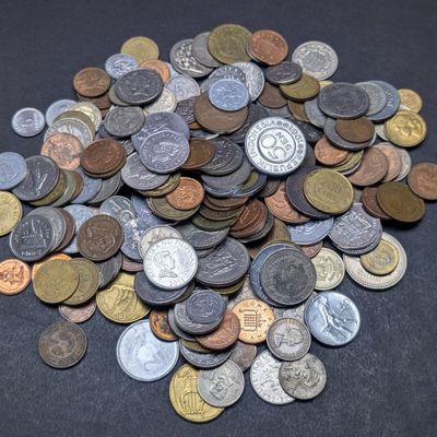 1.8 Lbs. of Various Vintage & Modern World Coins