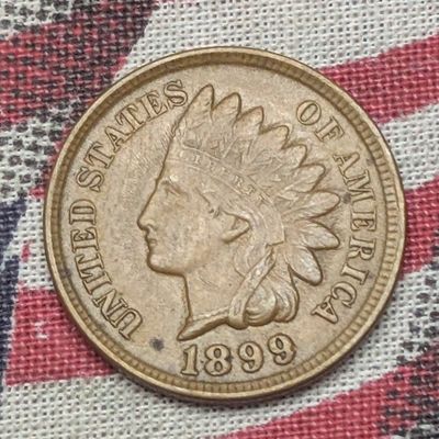 AU+ - 1899 Indian Head Cent