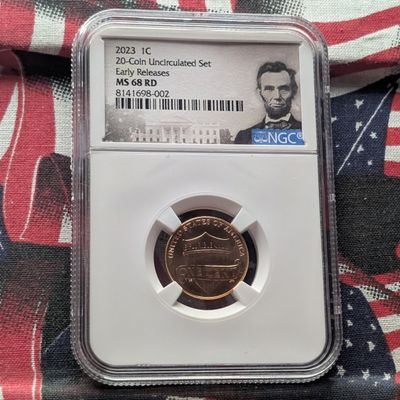 2023 Lincoln Shield Cent - NGC MS68 RD - Early Release