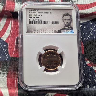 2023-D Lincoln Shield Cent - NGC MS68 RD - Early Release