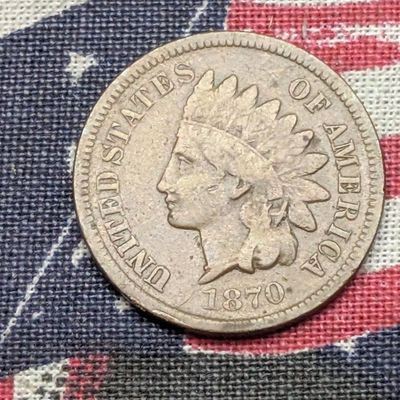 1870 Indian Head Cent - FINE