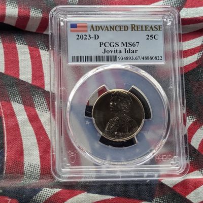 2023-D Jovita Idar Quarter - PCGS MS67 - Advanced Release