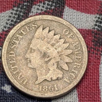 1861 Indian Head Cent - GOOD+