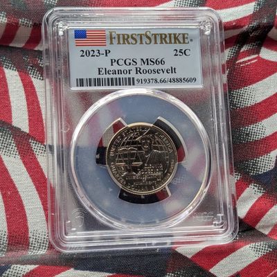 2023-P Eleanor Roosevelt Quarter - PCGS MS66 - First Strike