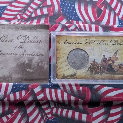 1779 Mexico 8 Reales .903 Silver Shipwreck Coin In America's First Silver Dollar Display w/ COA