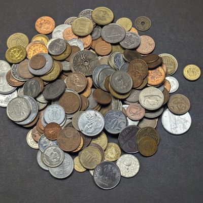 1.6 Lbs. of Various Vintage & Modern World Coins