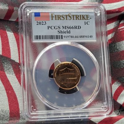 2023 Lincoln Shield Cent - PCGS MS66 RD - First Strike