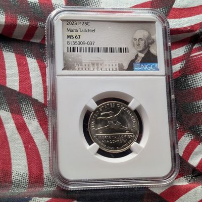 2023-P Maria Tallchief Quarter - NGC MS67