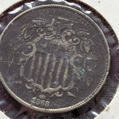 1868 Shield Nickel