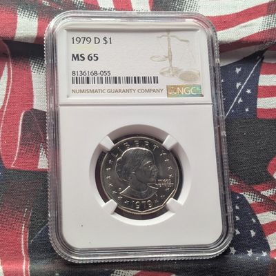 1979-D Susan B. Anthony Dollar - NGC MS65