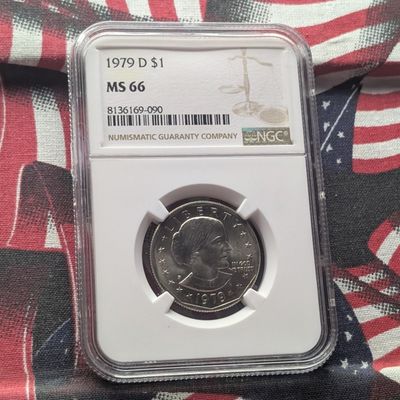 1979-D Susan B. Anthony Dollar - NGC MS66