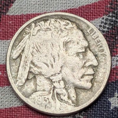 1913 Type 2 Indian Head Buffalo Nickel