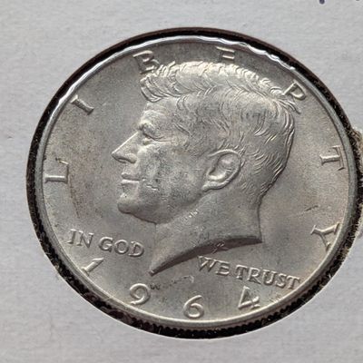 1964-D Kennedy 90% Silver Half Dollar