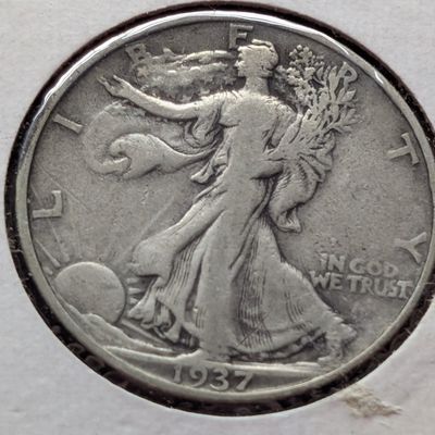 1937-S Walking Liberty 90% Silver Half Dollar