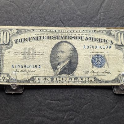 1953 Series $10.00 Silver Certificate