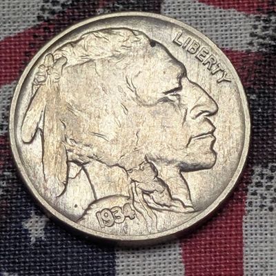 UNC - 1934 Indian Head Buffalo Nickel