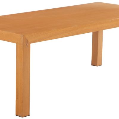 FRENCH OAK TABLE C 1960 IN THE MANNER OF JEAN-MICHEL FRANK.