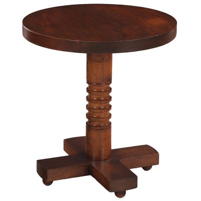 FRENCH OAK OCCASIONAL TABLE IN THE MANNER OF CHARLES DUDOUYT C 1940.