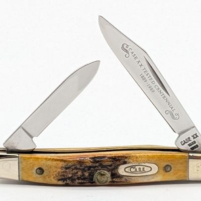 1989 Case XX Centennial Stag Small Pen Knife 5233
