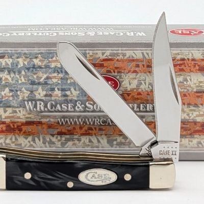 2021 Case XX Black Pearl Kirinite Tiny Trapper 102154 w/ Box
