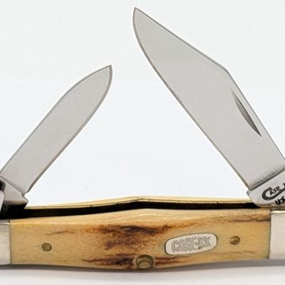 1999 Case XX Vintage Stag Split Back Whittler V5383WH